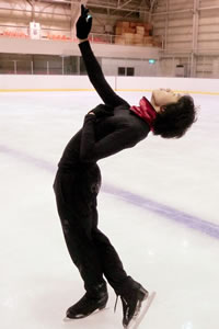 フィギュア部門Ｂクラスで優勝した吉田拓登さん