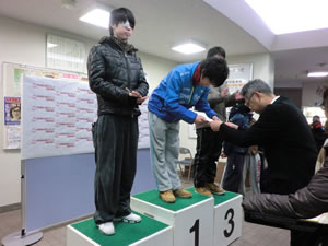表彰を受ける吉田拓登さん