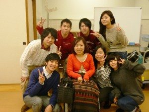ゼミ生と登り口さん