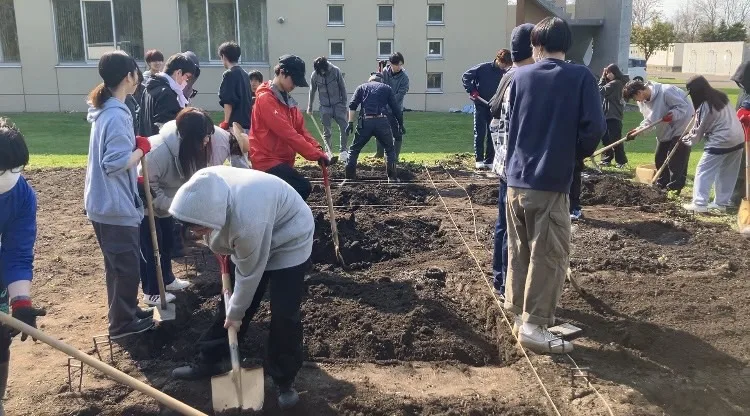 作業療法学専攻の農耕が今年も始まりました！
